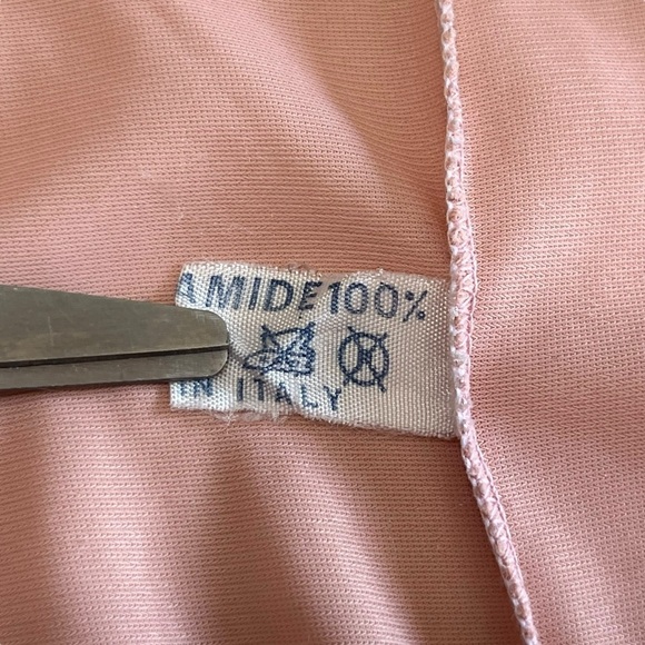 Vintage Women’s Dusty Rose Slip Dress Nightgown Made in Italy Size XS - Small - Picture 7 of 10
